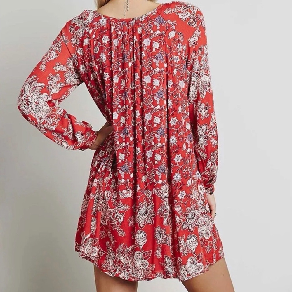 Free People Floral Mini Dress - Picture 2 of 8